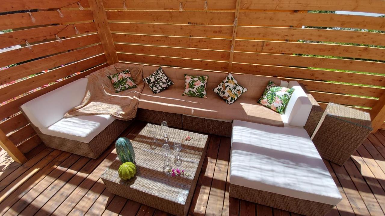 Chalet Serre Cambeou Piscine&Spa Saint-Chaffrey Eksteriør billede