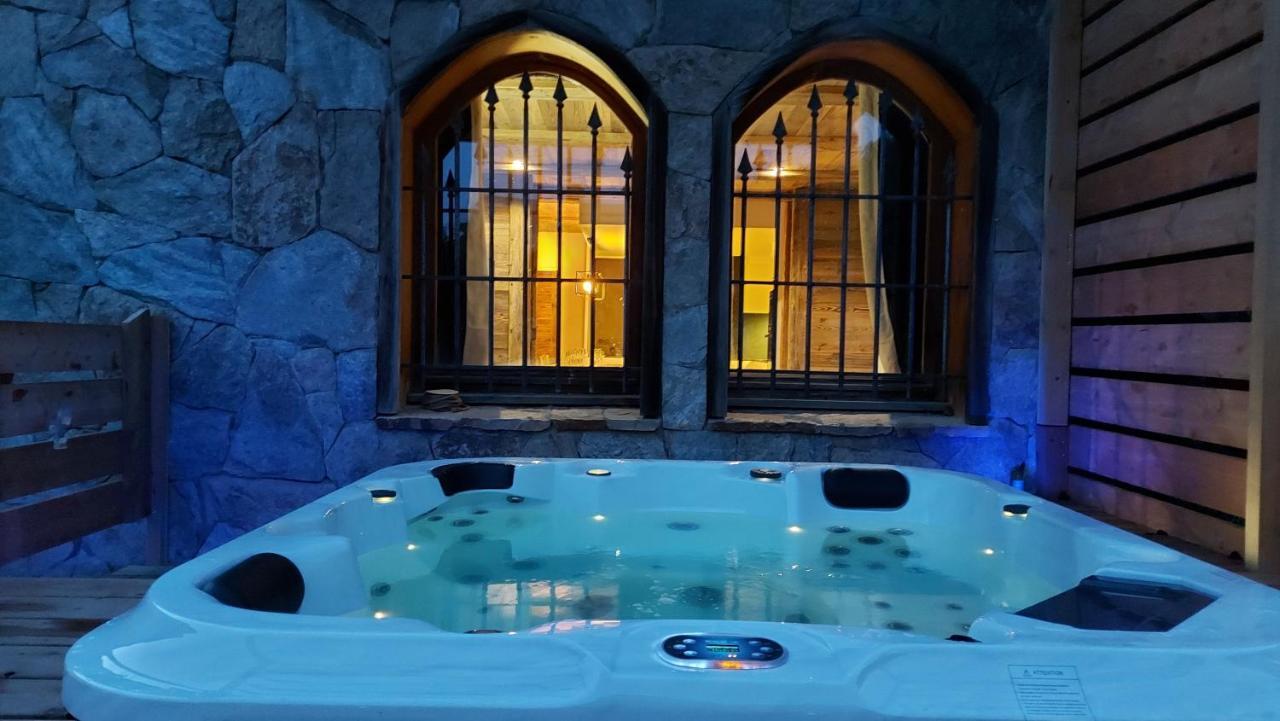 Chalet Serre Cambeou Piscine&Spa Saint-Chaffrey Eksteriør billede